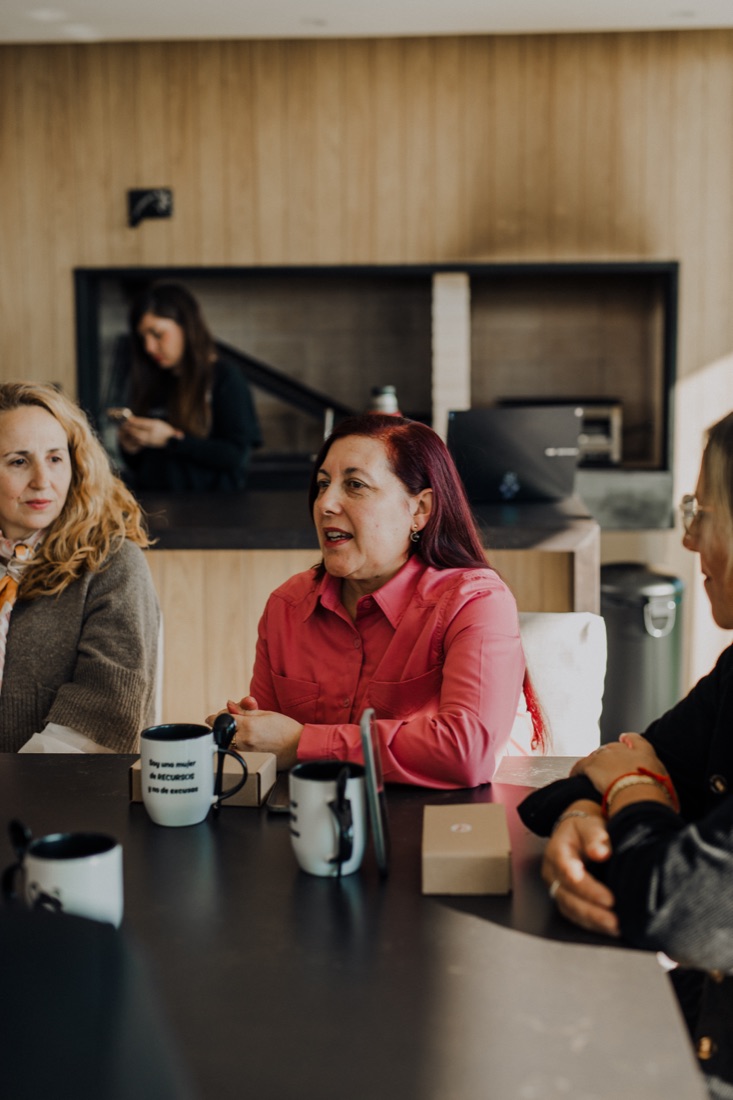 Lorena Da Silva en networking de mujeres